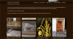 Desktop Screenshot of doomen-antiques.com