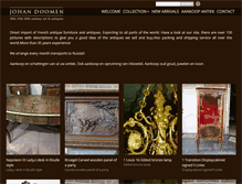 Tablet Screenshot of doomen-antiques.com